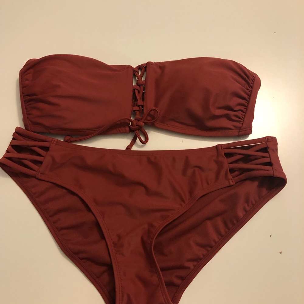 strapless bikini